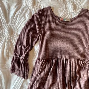 Free people beach striped dress